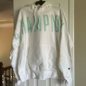 NWT White Champion Hoodie